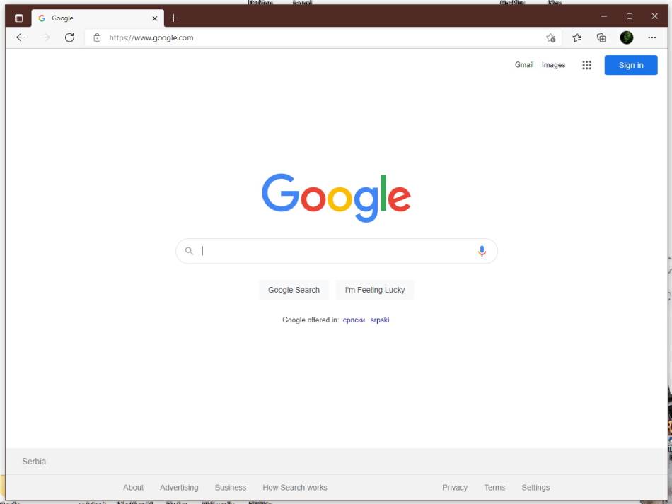Logovanje na Google nalog na www.google.com