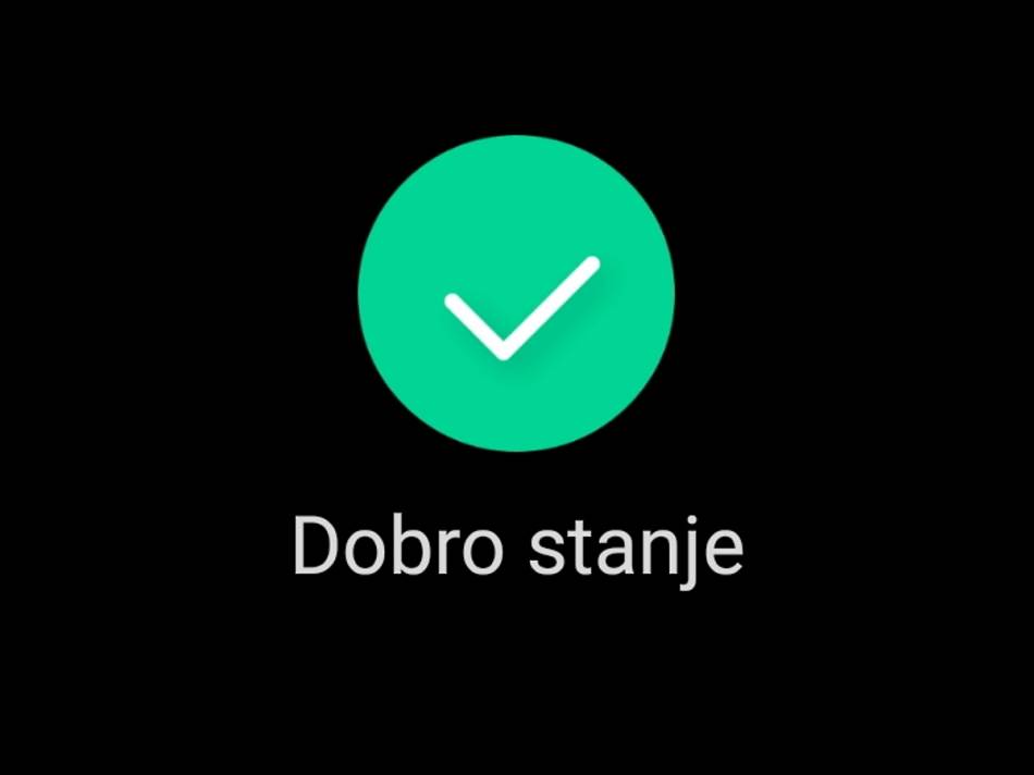 Stanje baterije punjenje