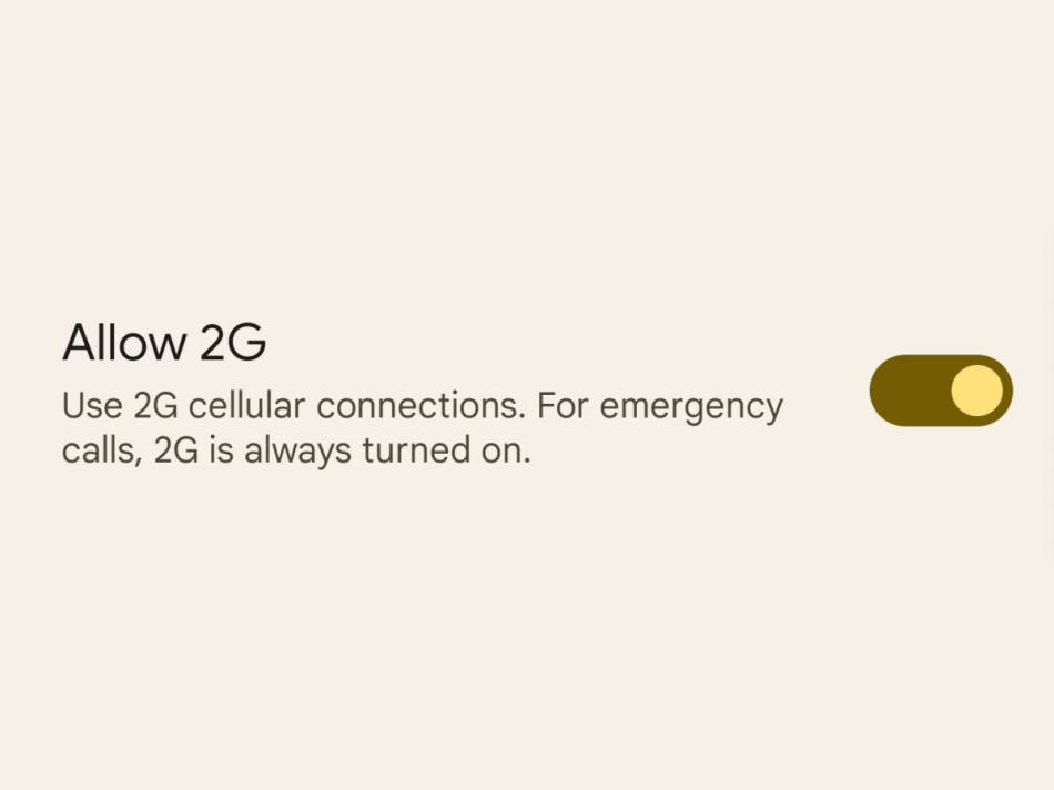 2G mreža Android 12 isključivanje