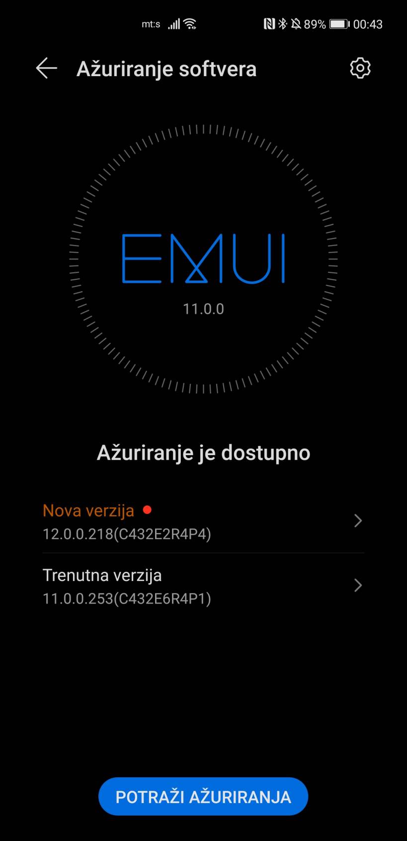Huawei EMUI 12 update Srbija