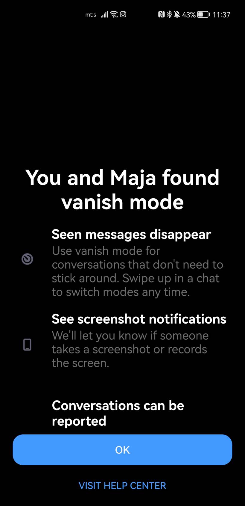 Messenger ScreenShot upozorenje se vidi svuda