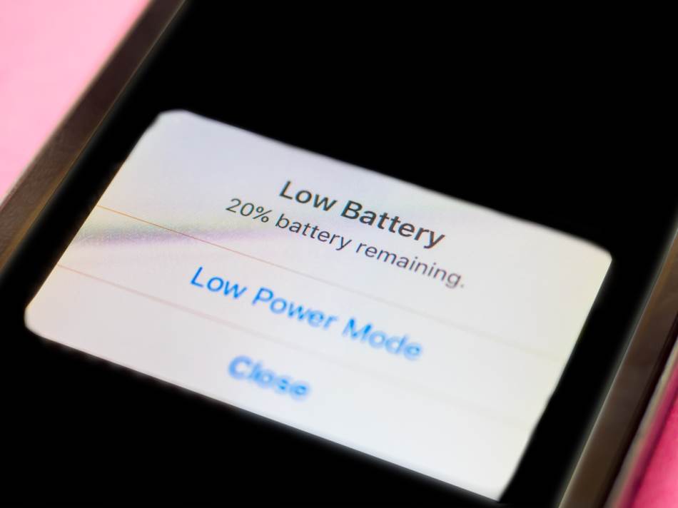 Poruka da je baterija na 20% na iPhone
