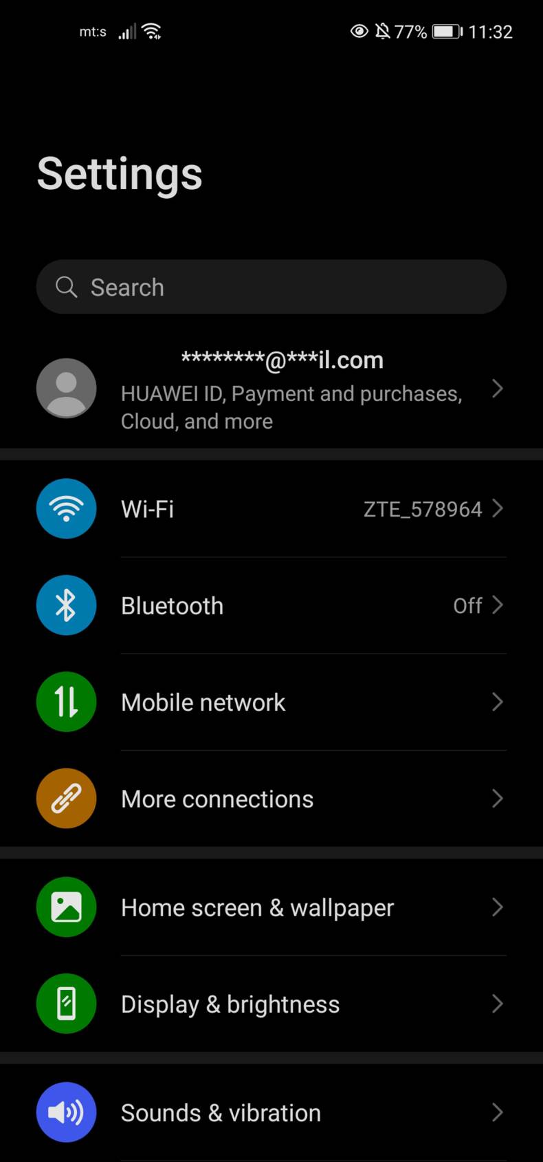 Android podešavanja svetlosti ekrana i baterije