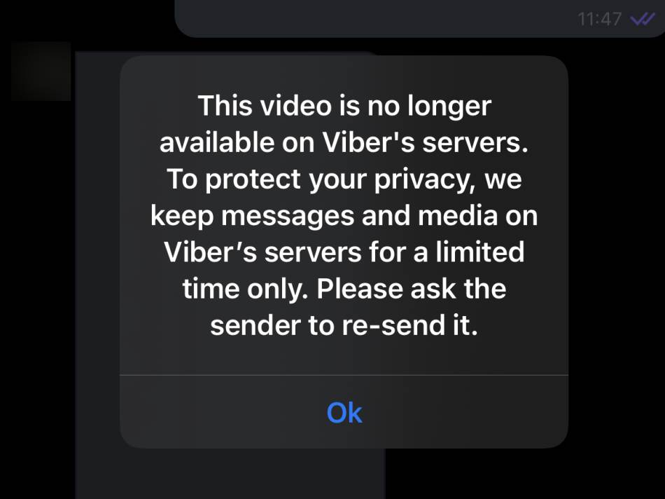 Viber Problem Poruke slike video