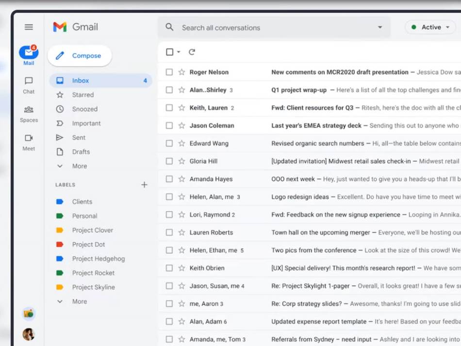 Gmail novi izgled