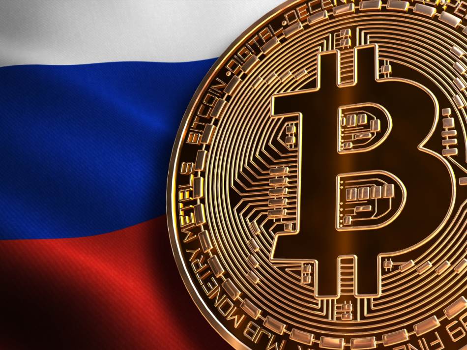 Bitcoin na ruskoj zastavi