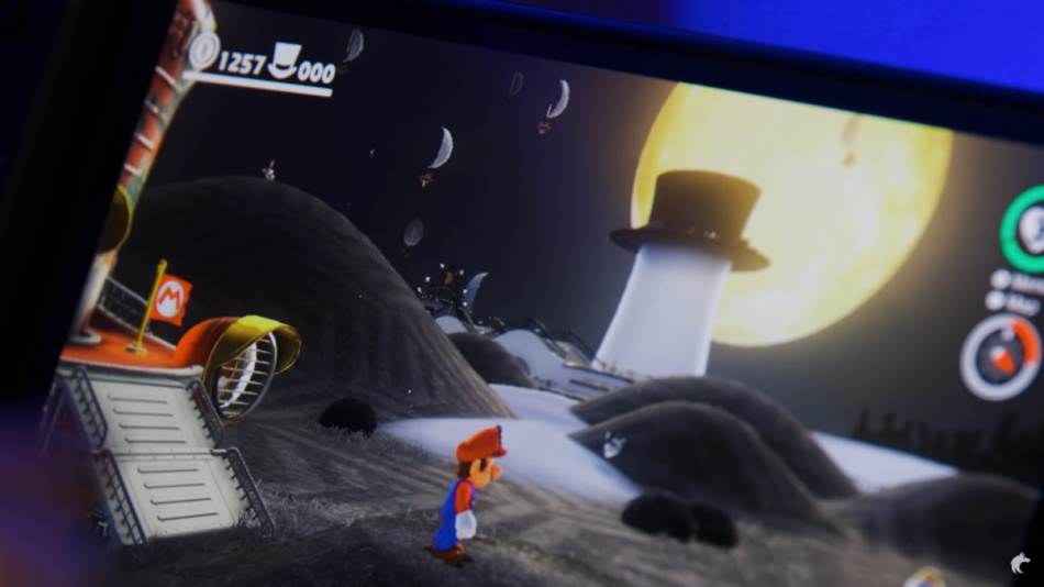 Primer igre na kojoj se vidi burn-in efekat