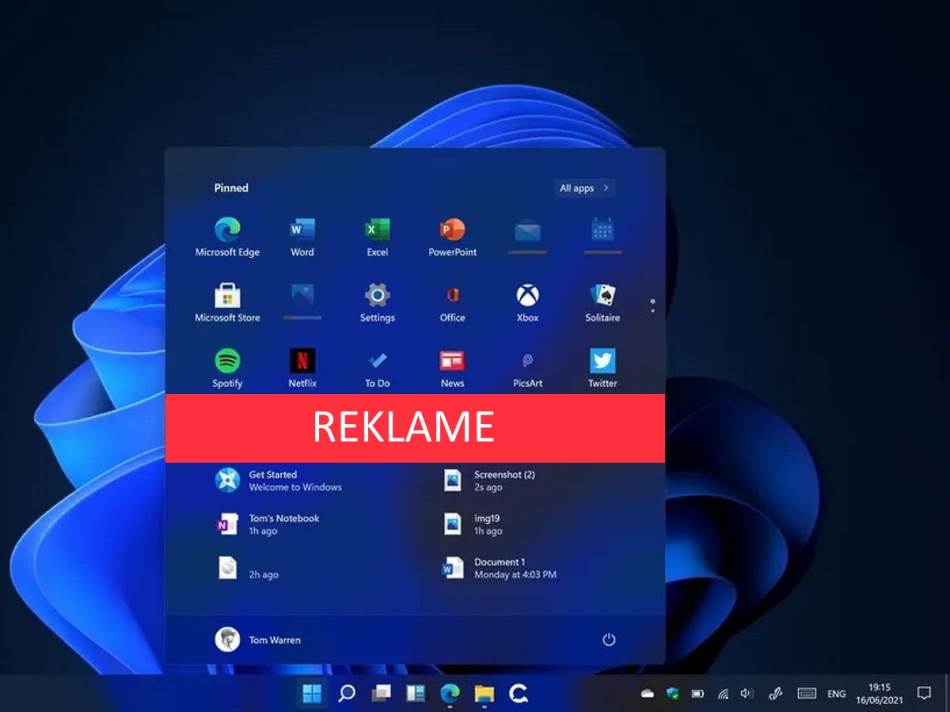 Windows 11 reklame