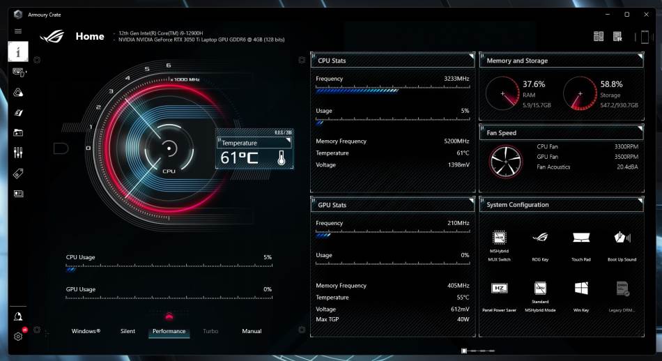 ASUS Armoury Crate
