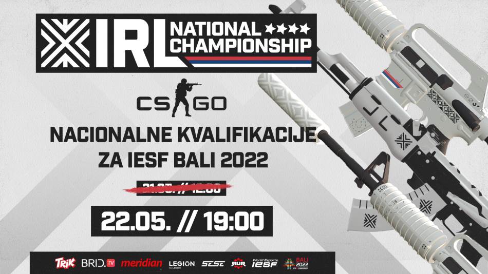 CS:GO 2022 IeSF kvalifikacije