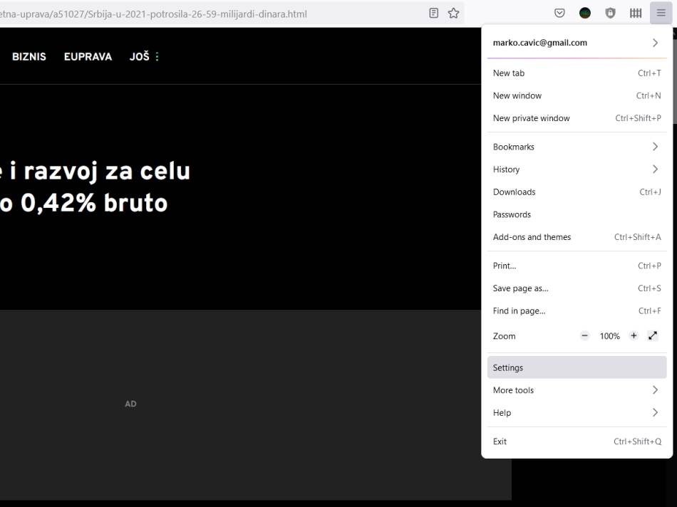 Firefox tracker opcija uključivanje 1.jpg