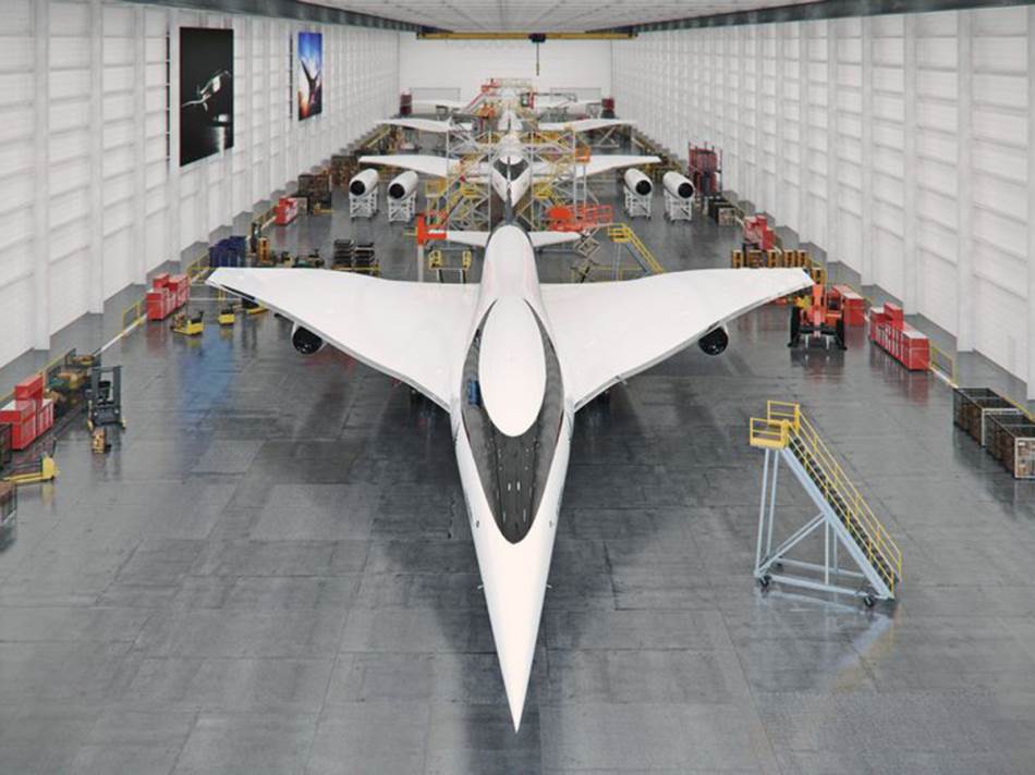 Boom Supersonic Overture novi dizajn