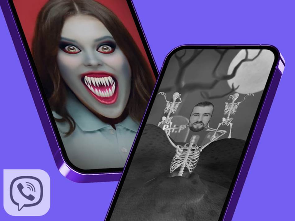 Viber novi AR objektivi za Noć veštica