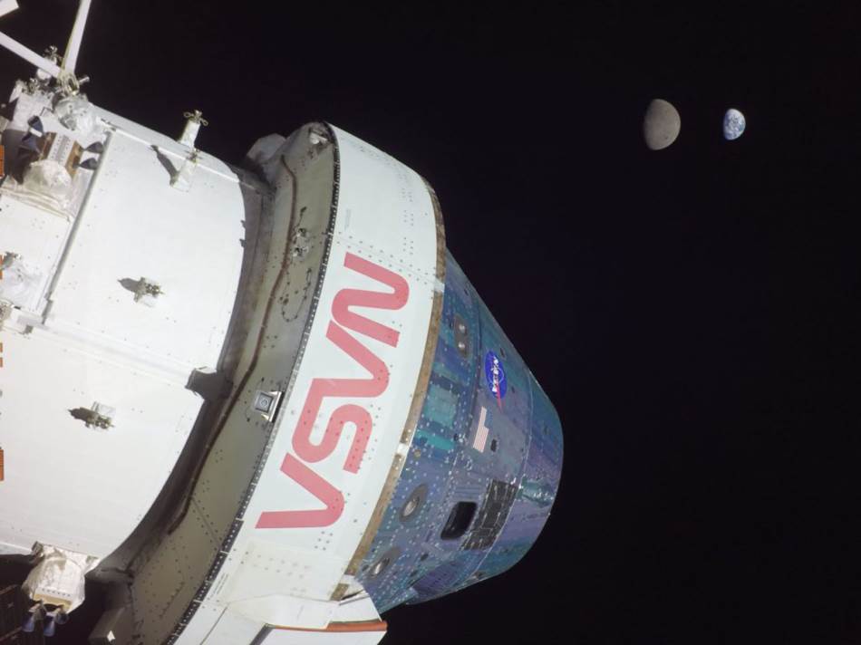 Orion letelica rekordna udaljenosti od Zemlje 434523 km