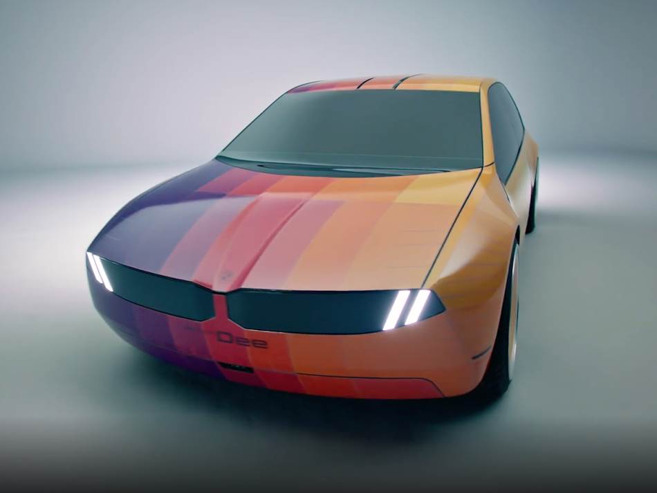 BMW i Vision Dee automobil koji menja boju
