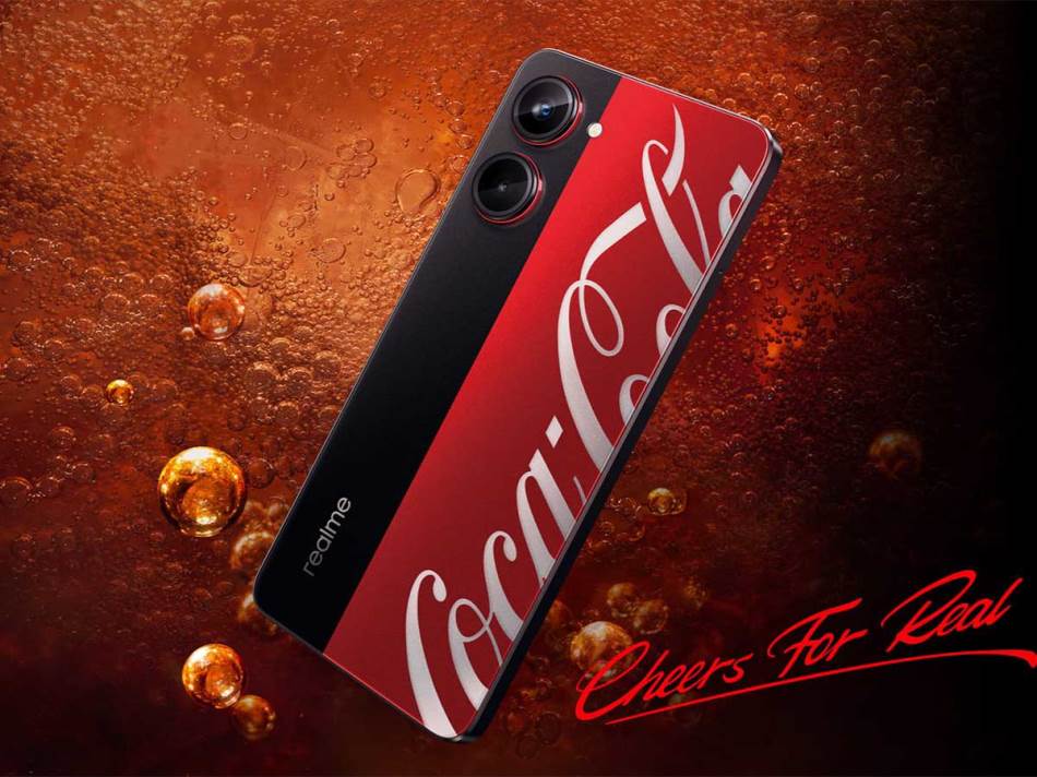 realme 10 Pro 5G Coca-Cola Edition telefon