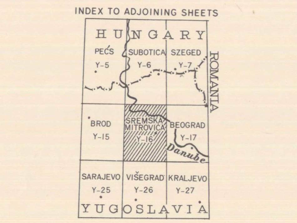 Sremska Mitrovica mapa američke vojske