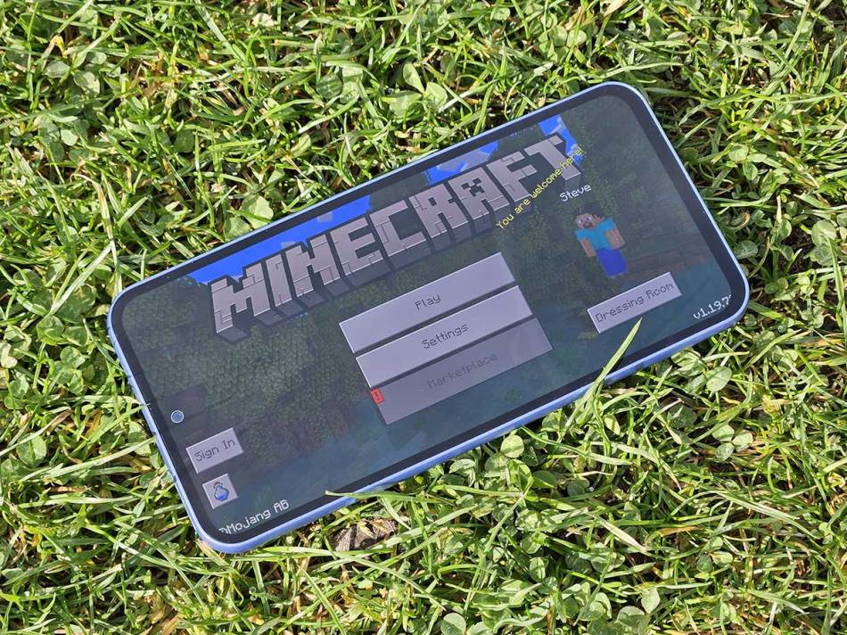 Samsung Galaxy A54 Minecraft