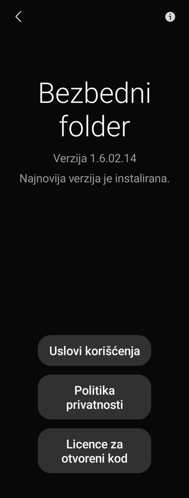 Samsung Bezbedan Folder