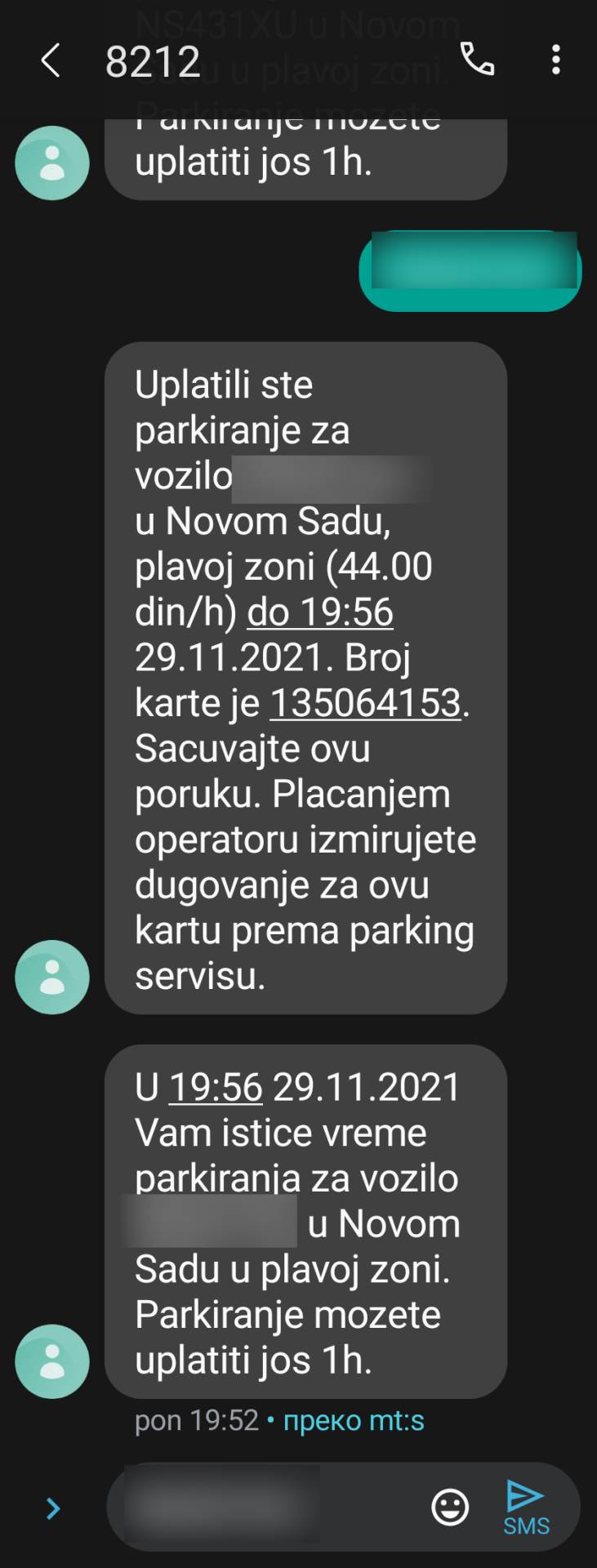 Zakazivanje SMS slanja
