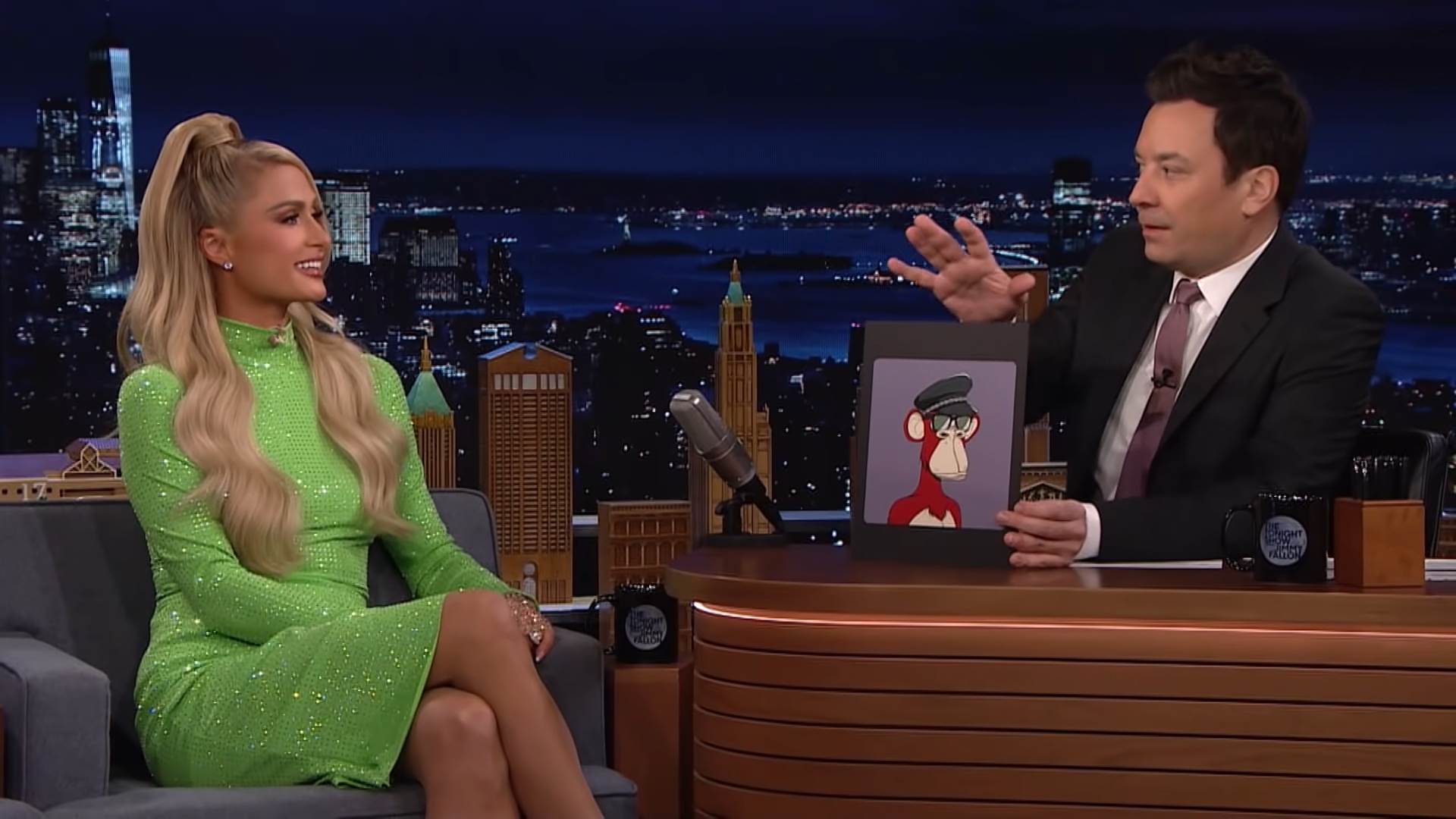 Paris Hilton Surprises Tonight Show Audience Members By Giving Them Their Own NFTs _ Tonight Show 4-35 screenshot.jpg