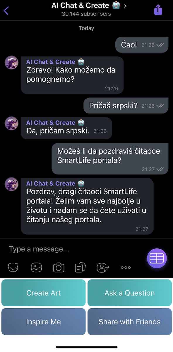 Viber čet bot 1